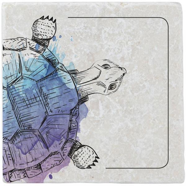Untersetzer aus Marmor Schildkröte 2/2 - Gespänsterwald