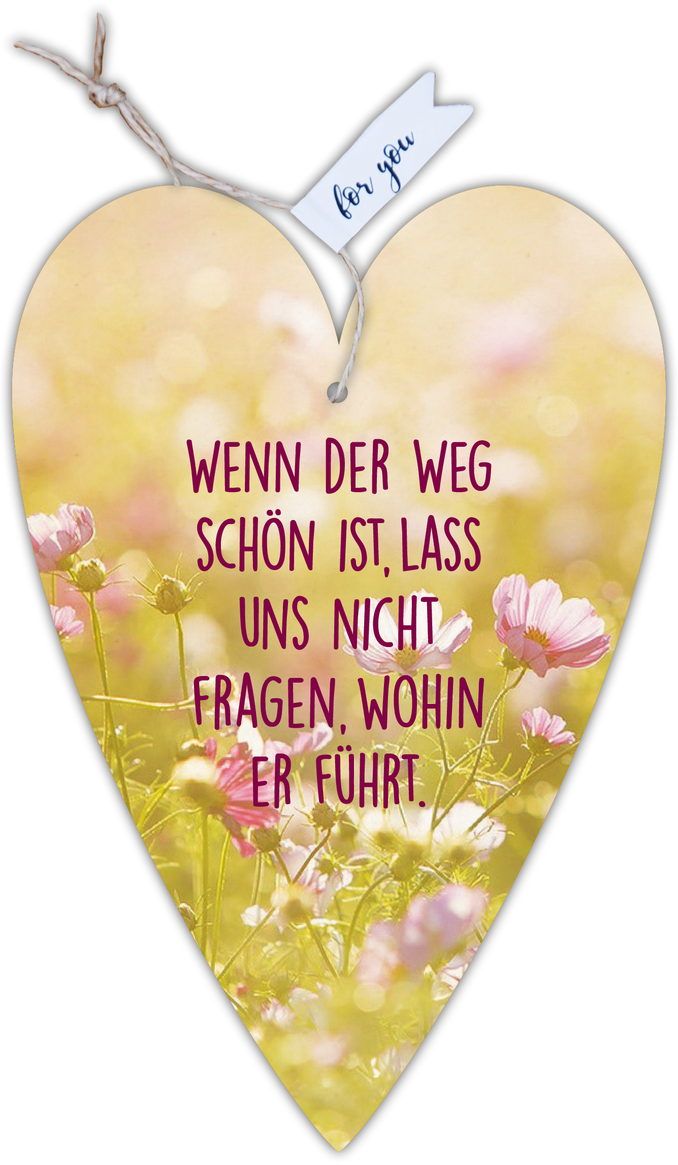 Herzkarte unser Finne "Wenn der Weg"