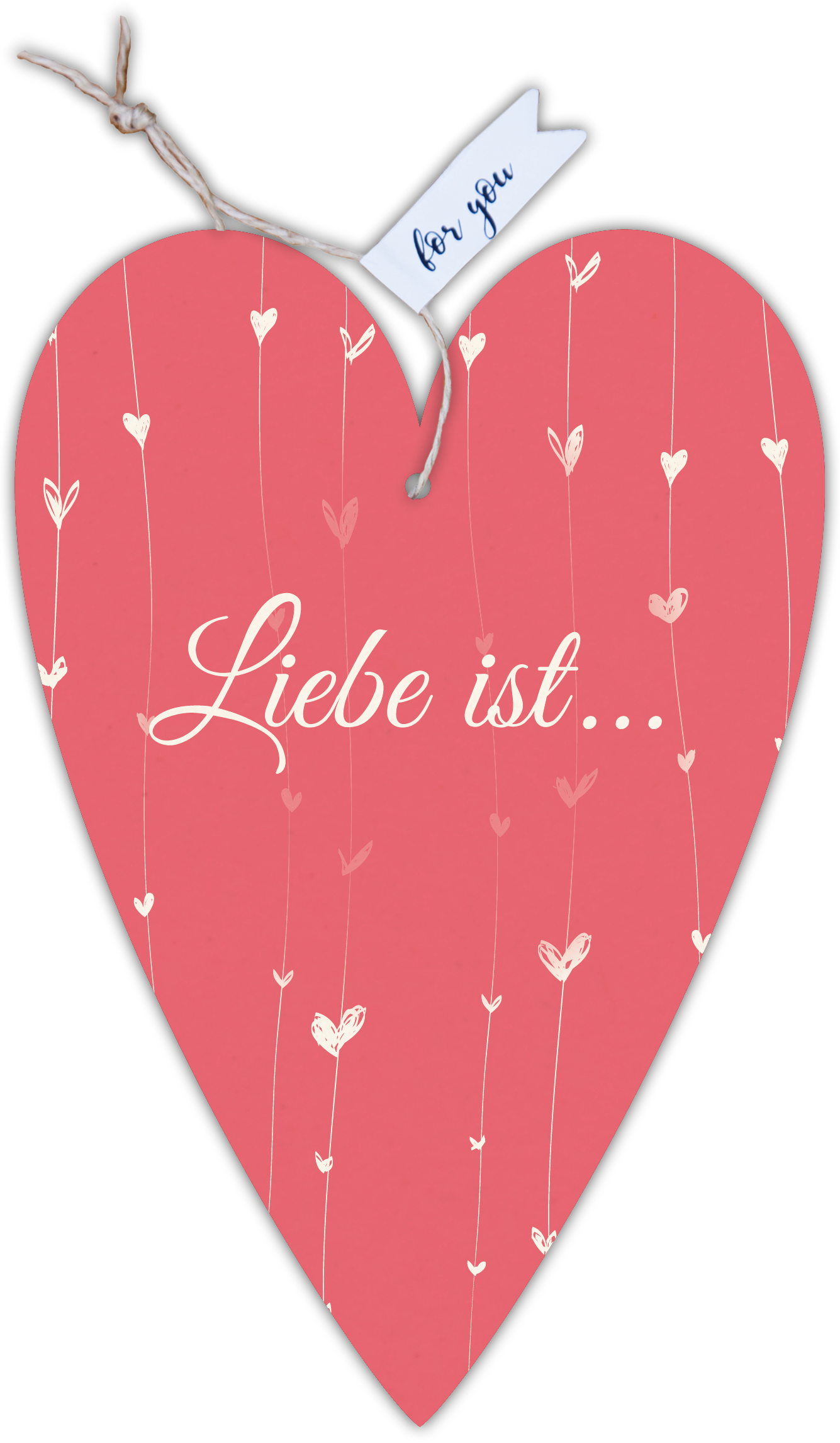 Herzkarte unser Finne "Liebe ist "