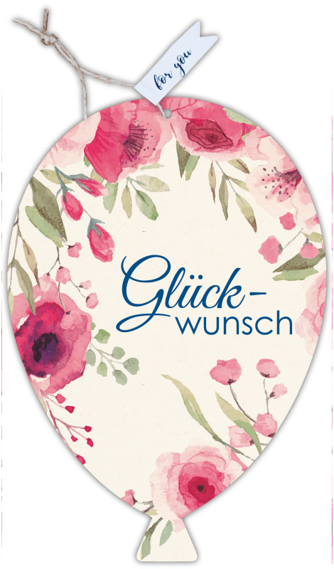 Glückwunschkarte in individueller Form  4er Set "Geburtstag" - Gespänsterwald