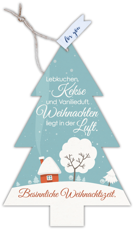 Formkarte unser Finne  "Besinnliche Weihnachtszeit" - Gespänsterwald