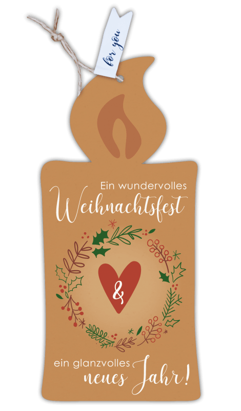 Formkarte unser Finne "Ein wundervolles Weihnachtsfest" - Gespänsterwald