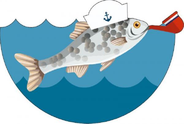 Kühlschrankmagnet Rostock Fisch - Gespänsterwald