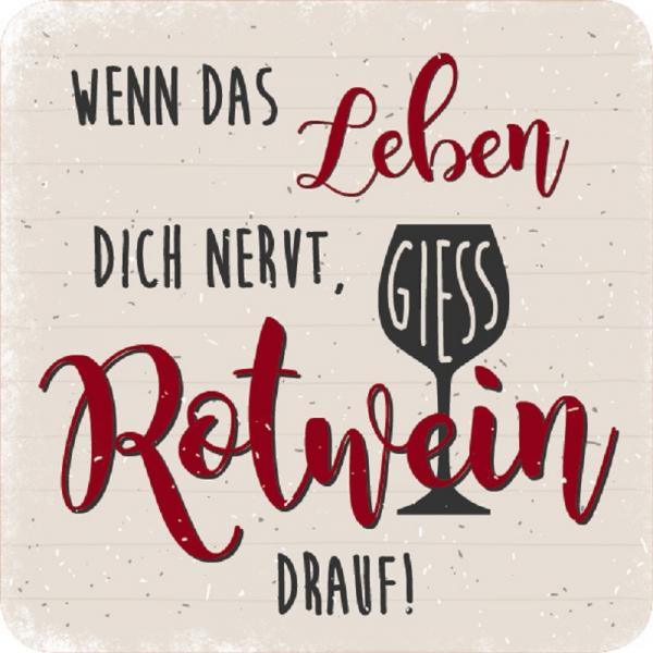 Kühlschrankmagnet "Wenn da Leben nervt, …" - Gespänsterwald