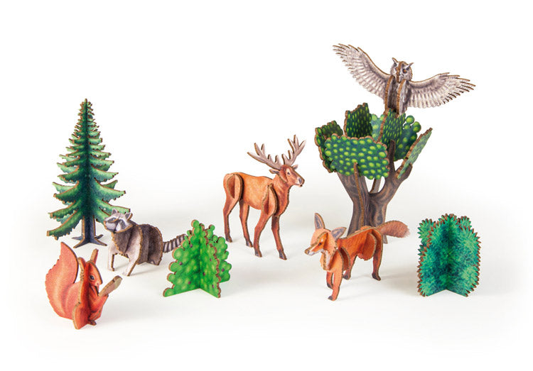 Waldtiere Bastelset