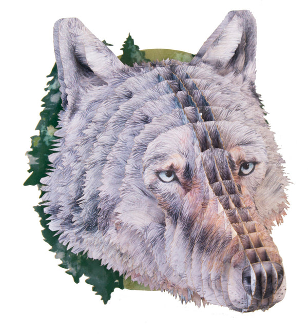 Tierkopf Wolf